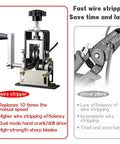 Automatic Copper Wire Stripper Machine Drill Powered Wire Stripper Tool For 1 To 25 Mm Cables Durable Steel Construction