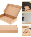 10 Pack Paper Mailing Boxes For Shipping Compact Cardboard Mailer Boxes Flat Corrugated Packing For Small Items Moving Supplies Durable Kraft Packaging