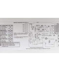 Wiring diagram for Left Hand Spa Control Module PS6702Y LH P1 Blue 115V 230V Replacement For Hot Tubs And Pools.