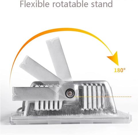 JUDYSSY Led Flood Lights Outdoor Security Lights White20V Led Work Light,Spot, 50W，150W with flexible 180° rotatable stand.