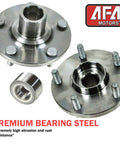 Front Wheel Bearing Hub Assembly 5 Lug Fit For Lexus ES300h ES330 ES350 RX330 RX350 RX400h Venza Sienna Camry Avalon Highlander Beefed Up Durability Drop In Ready Replacement Kit, premium bearing steel