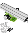 12.2 Inch Milling Machine Worktable With X Y Axis Multifunction for Mini Drill, Aluminum Alloy, Adjustable Screws Visible