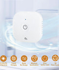 Do It All Portable Household Large Cleaning Bag With Multifunctional Waterless Cleaner Machine showing power button and features.