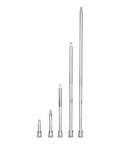 Quarter Inch Drive Wobble Extension Bar Set 5 Piece For Max Reach And Flex Lets You Turn Hard To Reach Fasteners At Angles Up To 15 Degrees