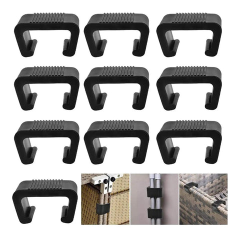 Outdoor Furniture Clips 10 Pack For Rattan And Wicker Chairs Patio Sofa Clips To Secure Sectional Sets Windproof