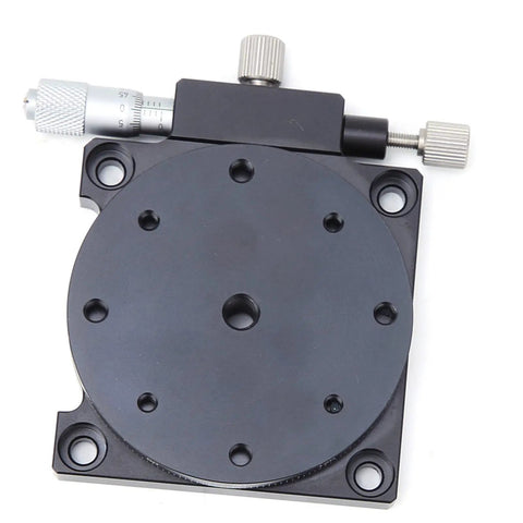 60mm Fine Tuning Optical Sliding Stage With 360 Degree Sliding Table Rock Solid Manual Displacement RS60 L 29.4N Load