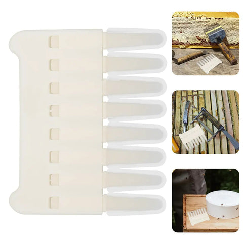 8 Head Beekeeping Scraper Pen For Hive Cleaning Outdoor Use Pro Grade Durable Plastic Tool With Jelly Extractor Function