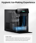 Nugget Ice Maker Descaler For H8120 6 Pack Descaling Solution Keeps Nugget Ice Machines Clean And Scale Free Safe Tubing Prevents Corrosion Easy To Mix And Use Ideal For Home Bar And Kitchen in H8120 ice maker during descaling
