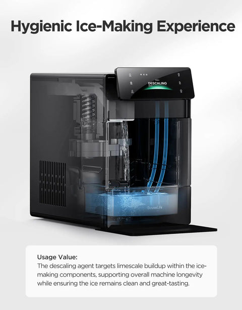 Nugget Ice Maker Descaler For H8120 6 Pack Descaling Solution Keeps Nugget Ice Machines Clean And Scale Free Safe Tubing Prevents Corrosion Easy To Mix And Use Ideal For Home Bar And Kitchen in H8120 ice maker during descaling