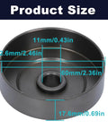 Clutch Drum Sprocket With Bearing For Echo CS 310 352 353ES Chainsaw Sprocket Rim dimensions shown with labels