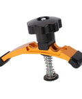 Heavy Duty Aluminum T Track Hold Down Clamps For CNC Router, Engraving Machine Press Plate Vise Grip Workpiece Clamp close-up view.
