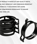 Black metal 4Pc Upper And Lower Radiator Hose Clamp Kit For Honda Cars And SUVs Like Accord Civic CRV Odyssey Replacement 19511PH7003