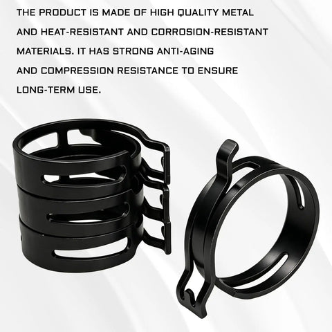 Black metal 4Pc Upper And Lower Radiator Hose Clamp Kit For Honda Cars And SUVs Like Accord Civic CRV Odyssey Replacement 19511PH7003