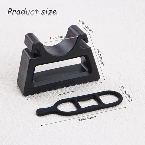 Mountain Bike Handlebar Stand Clip-On Stabilizer 29-34mm Clamp Plastic Bracket Mount Holder product size details