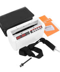 Portable Digital Money Counter With UV And MG Detection, 800 bills per minute, battery operated with accessories