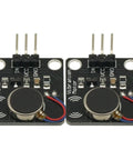 Two Pack PWM Vibration Motor Switch Module 5V DC For Arduino Mega 2560 R3 DIY Kit With 9000 RPM Minimum Silent Vibe Indicator Dual Vibration Motors Easy Connect For Prototyping And Microcontroller Projects, two board modules