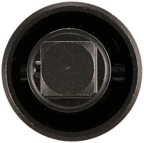Half Inch Drive Impact Universal Joint for Heavy Duty Fastener Access with centered view of round socket adapter opening.