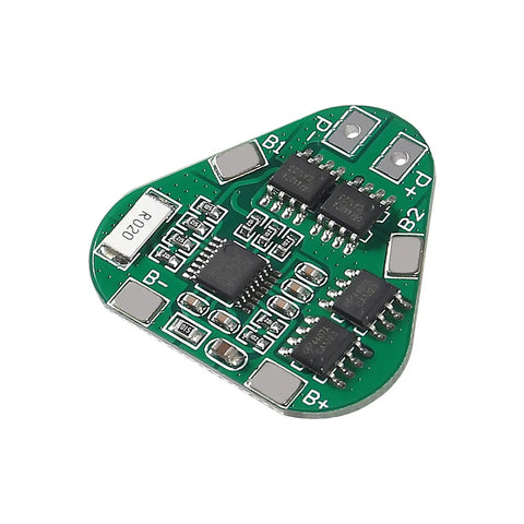Six Pack 3S 8Amp 12V 18650 Lithium Battery Protection Board BMS Module showing detailed circuit layout and electronic components.