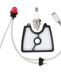 Fuel Line Filter Grommet Primer Bulb Kit Spark Plug For Husqvarna 125B 125BX 125BVX Handheld Leaf Blower Replacement Part