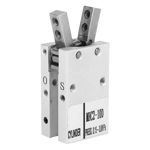 Parallel Style Pneumatic Gripper Finger Cylinder For Industrial Automation MHC2-10D 16D, robust aluminum construction