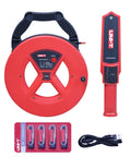 Pipe Blockage Detector Tool for Plumbing Pros, 30 Meter Noninvasive Scanner for PVC, Steel and Iron Pipes, accessories included