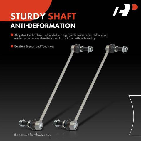 Front Sway Bar Links Set For Chrysler Pacifica 2017 To 2022 And Voyager 2020 To 2022, 2 Pack Bolt On Stabilizer Bar Links