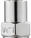 Two Pack Automotive Air Plug With One Quarter Inch MNPT Threads High Flow Pneumatic Fittings For Air Tools Expansion Ready Universal Quick Connect Compatibility 300 PSI 40 SCFM with red sealant