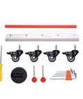 VEVOR 13 Inch Electric Paper Cutter, Desktop Trimming Blade Machine parts including blade, wheels, and tools for easy setup.