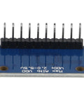 Four Pack Pre-Soldered I2C 16-Bit ADC Module With Four Channels And Programmable Gain Amplifier, blue circuit board close-up