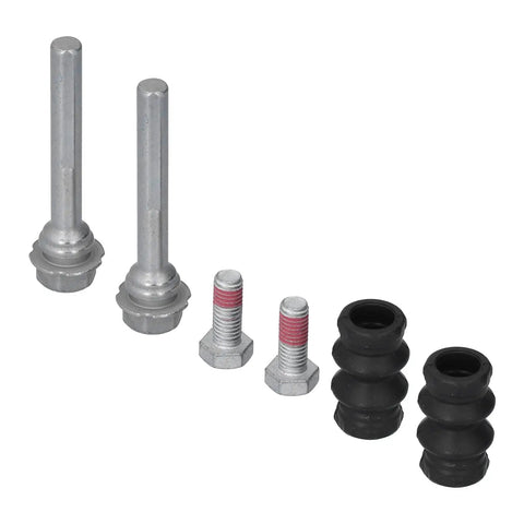 Premium Rear Brake Caliper Slider Pins Guide Bolts Kit Fits VW Transporter T4 Van And Caravan Smooth Direct Fit Replacement BCF1346B For Quick Fix, steel bolts and boots