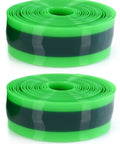 Road Bike Tire Liner Set Pair For Two Tires TPU Flat Protector Compatible With 700C 27 27.5 28 Inch Road Tires shown in green