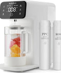 Countertop Reverse Osmosis Water Filtration System With 6 Stage RO Filtration And Remineralization Glass Pitcher, No Fuss 4L Tank, 4 To 1 Pure To Drain