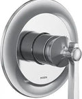 Flara M-CORE 2-Series One-Handle Shower Trim Kit With Pressure-Balancing Valve Required For U140 M-CORE Mixing Valve Slick Chrome Finish