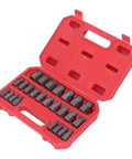 Beast Of A Screw And Fastener Extractor Set 25 Piece Molybdenum Steel Damaged Screw Remover Kit For Rusty Bolts And Nuts in red box
