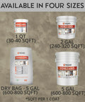 Natural Lime Plaster And Paint Veneziano Plaster Smooth Finish Pro Grade Quality in four sizes: 1 QT, 2 GAL, 5 GAL, Dry Bag 5 GAL.