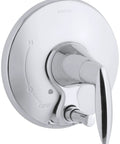 Alteo Valve Trim With Push Button Diverter For Rite Temp Systems Not Included Valve With Slick Polished Chrome Finish