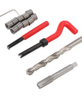 Premium M10 X 1.25 Thread Repair Kit With Steel Inserts And Tools For Automotive And General Repairs, Easy To Use, Versatile And Durable Red, Great For On The Spot Fixes And Pro Level Maintenance