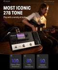 Arena2000 Guitar Multi Effects Pedal With 278 Effects 100 IRs Built In Looper Drum Machine Amp Modeling XLR And MIDI Support