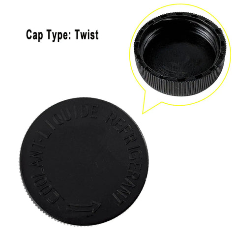 Engine Coolant Reservoir Cap For Nissan Altima Maxima Pathfinder And Infiniti JX35 QX60 Easy Drop In Replacement, twist cap type