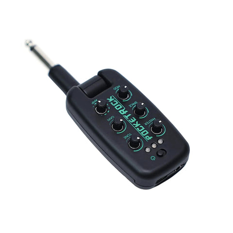 Guitar Headphone Amp With 9 Simulation Tones USB Rechargeable Pocket Effects Unit wireless OTG recording portable practice