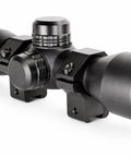 4x32 Hunting Scope For RWS Model 34 22 Caliber Pellet Rifle With Mil Dot Reticle And Dovetail Mount, side view