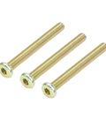 Hex Socket Flat Head Furniture Screws Set M8 M10 Zinc Plated Countersunk Bolts For Beds And Chairs 50mm Connector Screws 2 To 10 Pieces