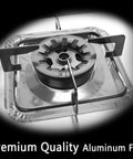 Disposable Stove Burner Liners Pack Of 50 Square 8.5 Inch Gas Rangetop Protectors in aluminum foil under burner