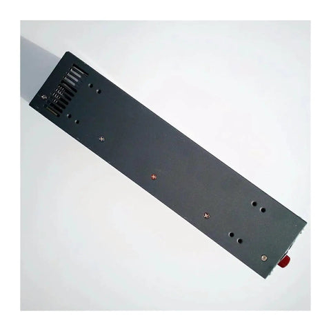 Bottom view of Beefy 80V 12.5A 1200W Switching Power Supply for CNC CCTV and LED Lighting with 110-220VAC input.