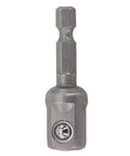 Ultimate 1 Inch Hex Shanks Socket Adapter Kit With 50Mm Extension Bars For Impact Drivers And Power Drills Plus Quick Change Chucks Accessories Made From Bombproof Chrome Vanadium Steel That Totally Kicks Ass And Gets The Job Done Right. chrome vanadium socket adapter with hex shank and quick-change chuck