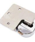 Two Pack Beefy Shackle Padlocks For Garage And Shed Doors With Keys Heavy Duty Chrome Plated Steel Lock Anti Cut Anti Saw Security Hasps