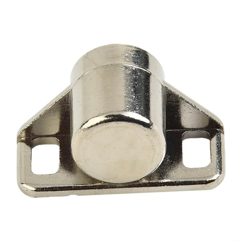 Magnetic Door Catch Zinc Alloy Cabinet Latch With Heavy Duty Strong Hold For Closet Cupboard Wardrobe Drawer Furniture Hardware Silver Finish Easy Install Screws Included