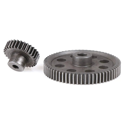 RC Steel Spur Main Gear Set 64T With 17T 21T 26T 29T Pinions for 1/10 Monster Trucks HSP Volcano EPX Redcat Brontosaurus Upgrade