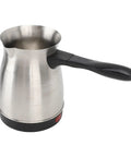 Electric Turkish Coffee Maker Pot 600ml Stainless Steel With Anti Scald Handle Fast Heating Tea Kettle