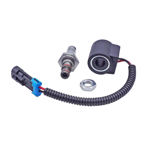 Beefed Up Heavy Duty Solenoid Coil And Hydraulic Spool Valve Stem Kit For Loader Repair Ready To Roll Compatible With A220 A300 A770 Models